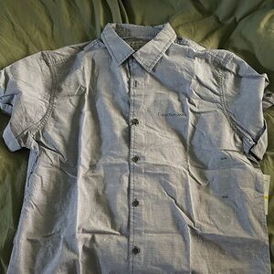 Calvin Klein Men's Blue Button Down Shirt